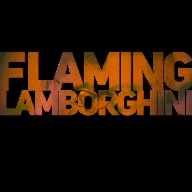 Flaming Lamborghini