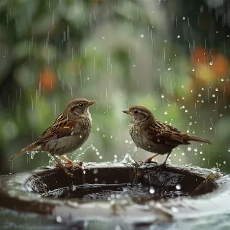 Soothing Binaural Nature Rain and Birds for Relaxation by Solfeggio Tones