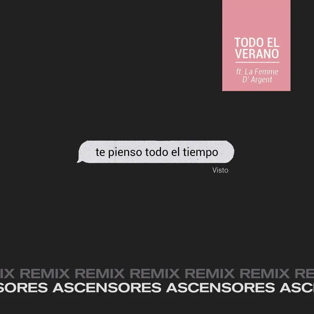 Te Pienso Todo el Tiempo - Ascensores Remix