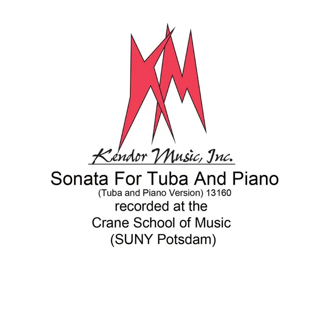 Sonata for Tuba and Piano: No. 1, 2, And 3 (Tuba and Piano)