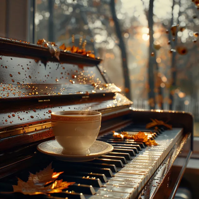 Jazz Del Piano De Café En El Salón