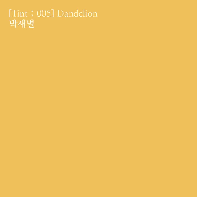 [Tint ; 005] Dandelion