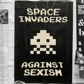 SPACE INVADERS AGAINST SEXISM by aven