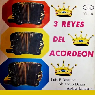 Tres reyes del acordeón Vol. 6 by Luis Enrique Martínez