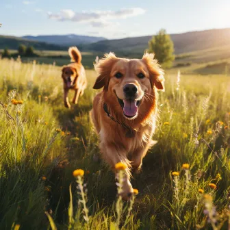 Perros Ladrando En Armonía: Meneo De Colas Oceánico Con Música Ambiental by Musica-para-Relajar-Perros