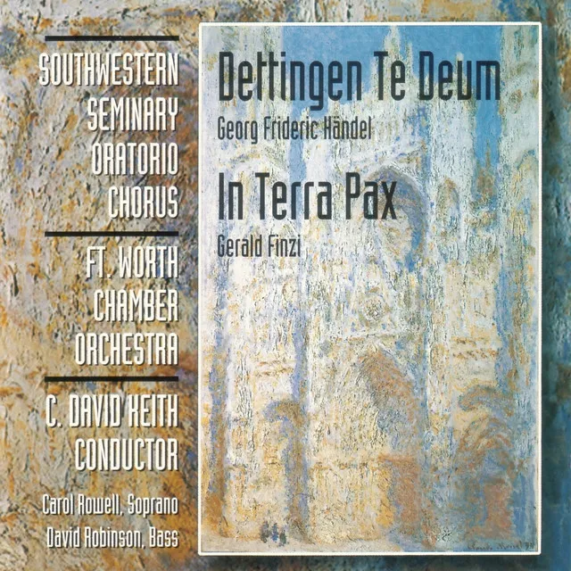 Dettingen Te Deum: Chorus: To Thee Cherubim And Seraphim Continually Do Cry