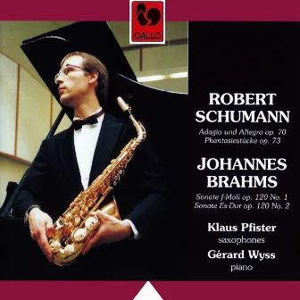 Schumann: Adagio and Allegro, Op. 70 - Fantasiestücke, Op. 73 & Brahms: Clarinet Sonata No.1 & No. 2, Op. 120 by Klaus Pfister