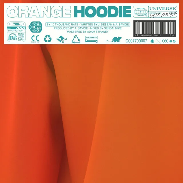 Orange Hoodie