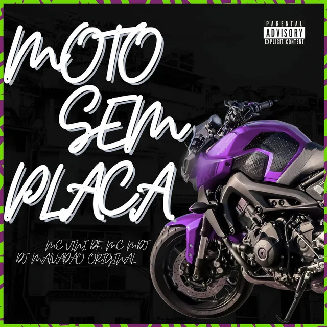 Moto sem placa