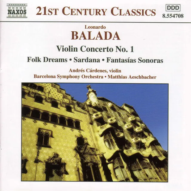 Balada: Violin Concerto No. 1 / Folk Dreams / Sardana