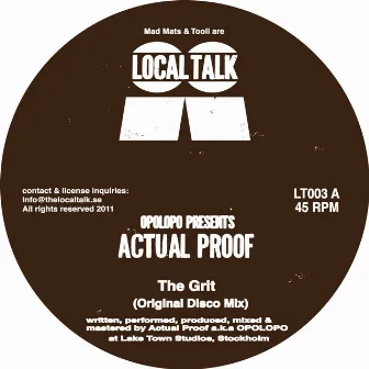 Opolopo presents The Grit EP by Actual Proof