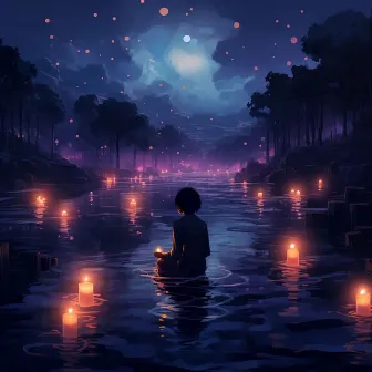 A Candle Light by Unknown Artist