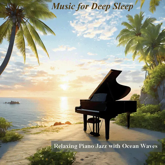 Relaxing Piano Jazz with Ocean Waves