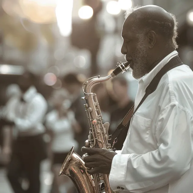 Ritmo De La Música Jazz: Pulso Urbano De La Ciudad