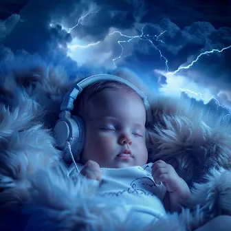 Baby Sleep Thunder: Soothing Notes by Relaxing Lullaby Piano