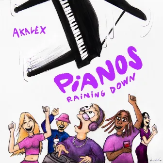 Pianos Raining Down by Akalex