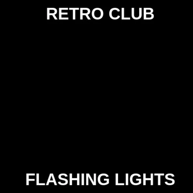 retro club flashing lights