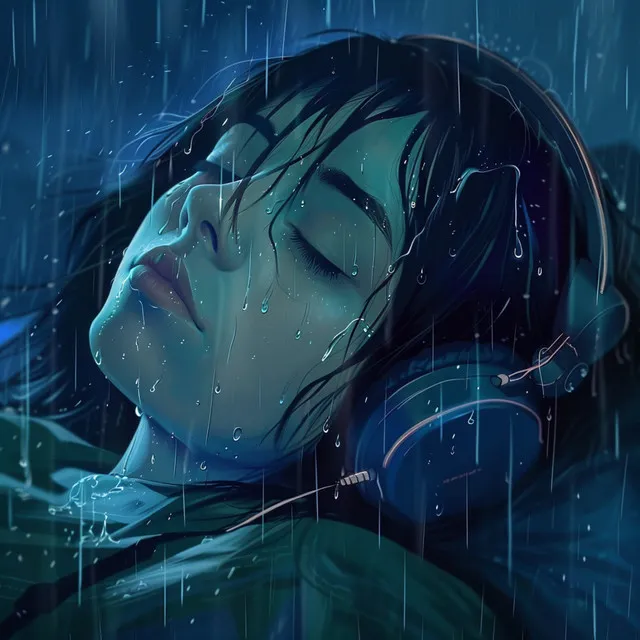 Nighttime Serenity: Binaural Rain for Sleep