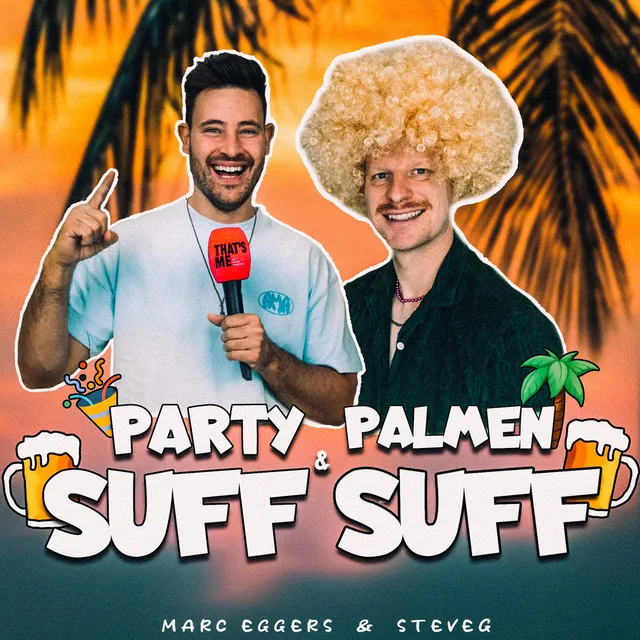 Party Palmen und Suff Suff