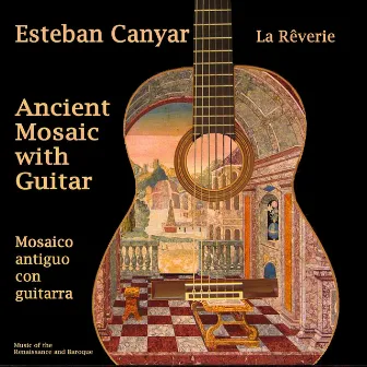 Ancient Mosaic with Guitar by La Reverie