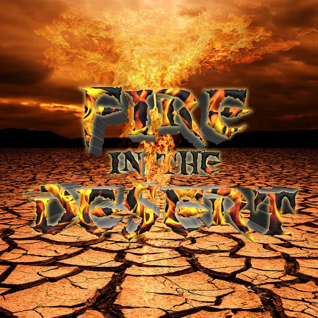 Fire in the desert