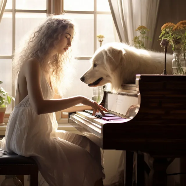 Ecos De Piano De Jazz Para Mascotas: Resonancia De Serenata Melódica