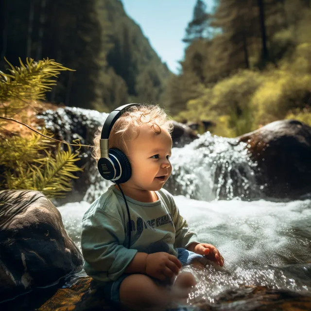 Gentle River Lullabies: Binaural Baby Harmonies