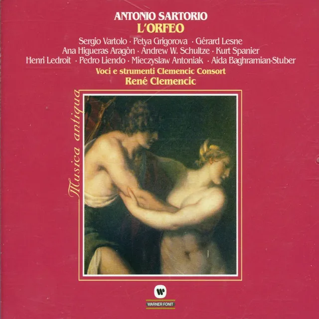 Sartorio: L'Orfeo, Act 1: Sinfonia - "Cara e amabile catena" (Euridice, Orfeo)