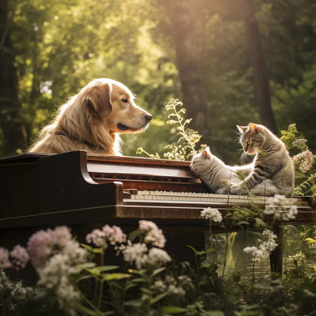 Piano Comfort: Pets Harmonic Bliss