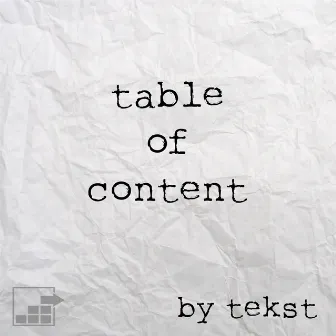 Table of Content by Tekst