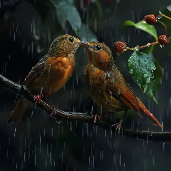 Relaxation with Binaural Sounds of Nature Rain and Birds by hozuki