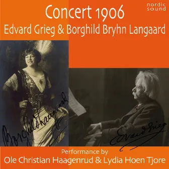 Concert 1906 Edvard Grieg and Borghild Bryhn Langaard by Ole Christian Haagenrud