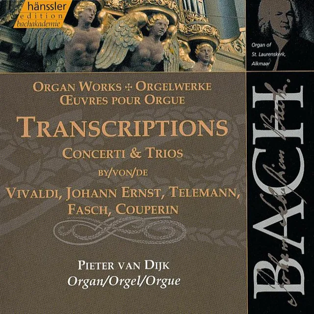 Organ Concerto in D Minor, BWV 596: I. (without tempo indication) [arr. Of Vivaldi's Violin Concerto in D Minor, RV 565]