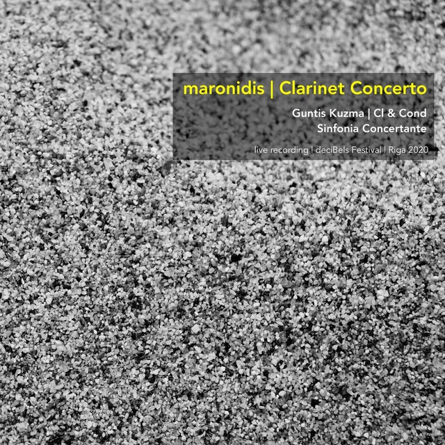 Clarinet Concerto: I. Capriccioso, con anima - Live