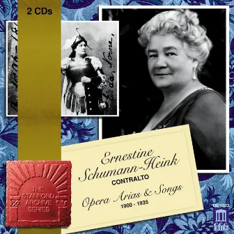 Opera Arias (Contralto): Schumann-Heink, Ernestine - Mehrkens, A. / Arditi, L. / Schubert, F. / Wagner, R. / Meyerbeer, G. (1900-1935) by Ernestine Schumann-Heink