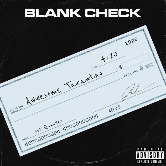 Blank check (Deposit)