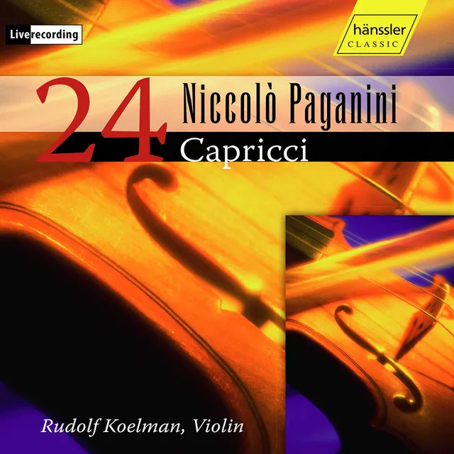 24 Caprices for Solo Violin, Op. 1, MS 25: No. 24 in A Minor (Live)