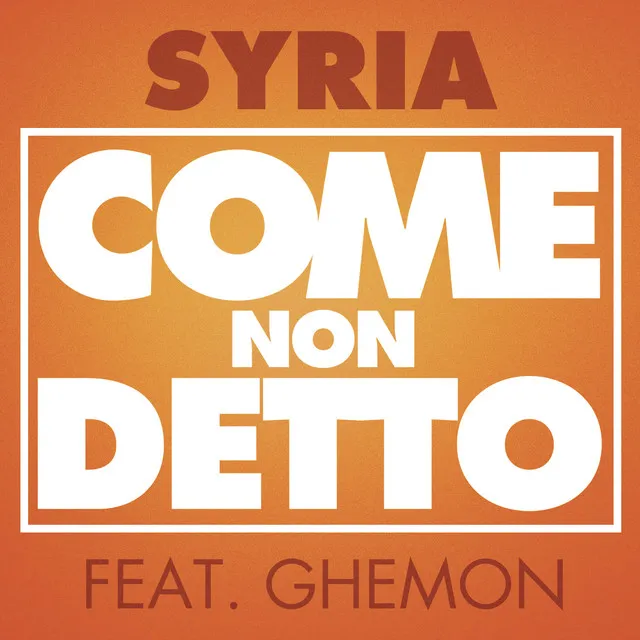 Come non detto (feat. Ghemon)