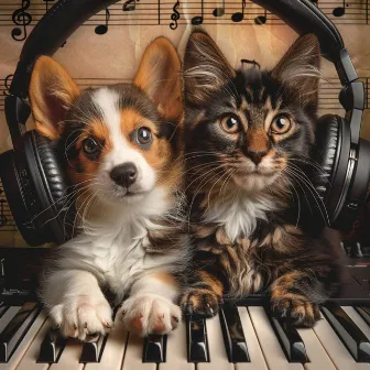 Melodies for Pets: Relaxing Animal Sounds by Soundscapes in Blue