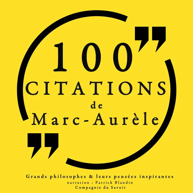 Chapter 1 - 100 citations de Marc Aurèle