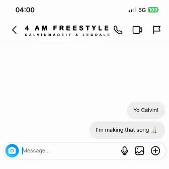 4 AM (Freestyle) by Calvinmadeit