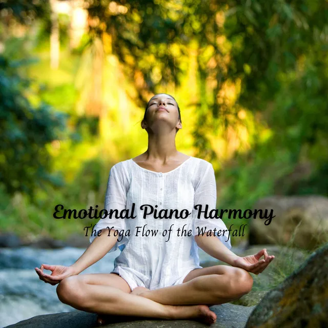 Emotional Flow of Piano and Waterfall