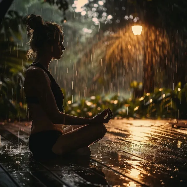 Serenidad En La Lluvia: Sesiones De Yoga