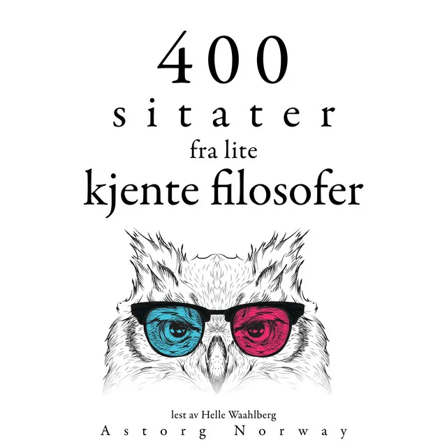 400 sitater fra lite kjente filosofer (Samle de beste tilbudene)