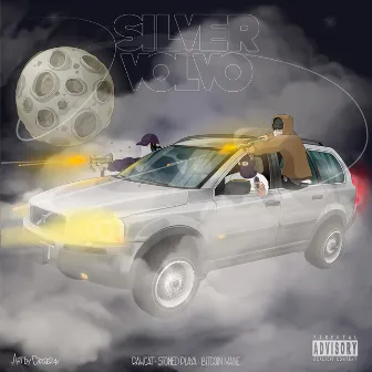 Silver Volvo by Stoned Playa