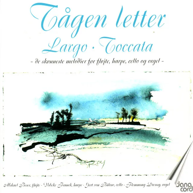 Tågen Letter. The most beautiful music for flute, harp. cello and organ