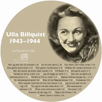 Den Kompletta Ulla Billquist 1943-1944 by Ulla Billquist