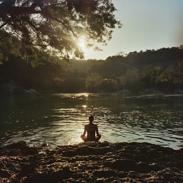 Calma Del Agua: Abrazo De Marea Para La Meditación