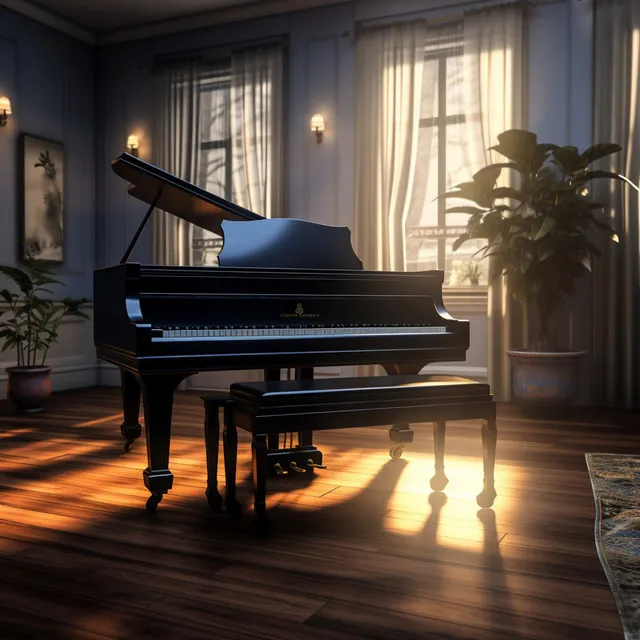 Piano's Nighttime Embrace for Sleep