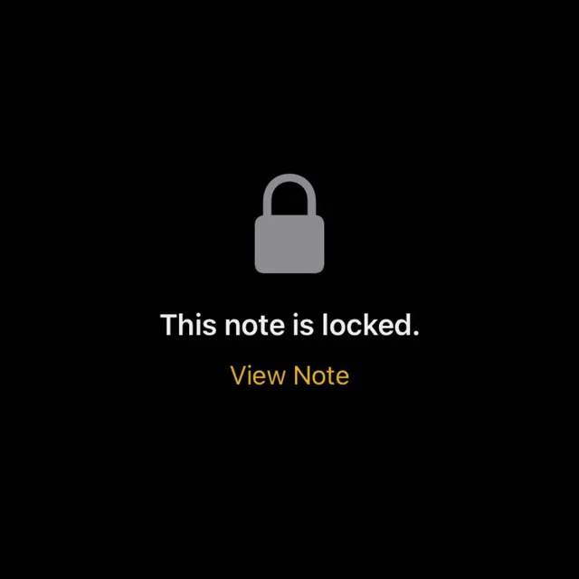 This note is locked.